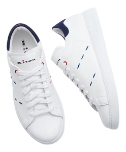 KITON Top-Stitched Leather Ciro Paone Sneakers Runners Schuhe Shoes Trainers 45 - Bild 1 von 22