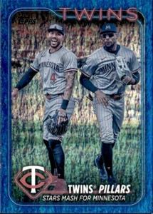 2024 Topps Update Series Blue Holofoil #US289 Twin Pillars [/999] Correa Buxton - Picture 1 of 2