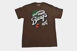 Coca-Cola Mens Barq's World Famous Old-Tyme Root Beer Brown Shirt NWT XL - Picture 1 of 6