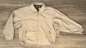 Mountain Club Full Zip Weatherproof Jacket Mens XL Beige - Picture 1 of 16