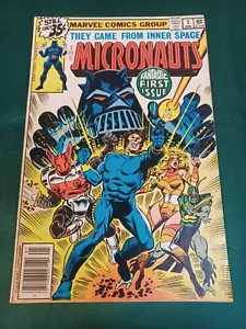 Cómics de 1979 quiosco de Micronauts #1 primera aparición de micronautas (NO CLASIFICADO) - Imagen 1 de 8