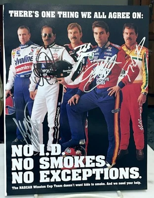 DALE WONHARDT SR.-J. GORDON-LABONTE-JARRETT-MARTIN AUTOGRAFIADO CARRERAS PÁGINA PRGM Foto 1 de 3