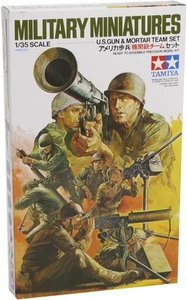 Tamiya U.S. Gun and Mortar Team 1:35 Scale Model Kit - Picture 1 of 12