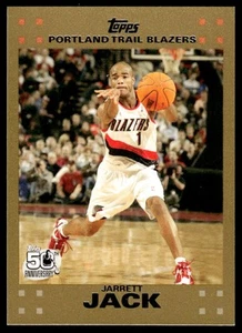 2007 Topps #86 Jarrett Jack 580/2007 Basketball Portland Trail Blazers - Picture 1 of 2