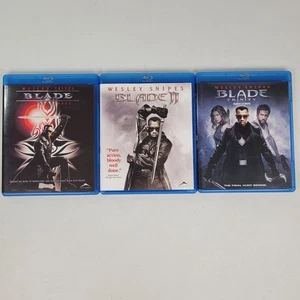 Blade Trilogy 1, 2, 3 Blu Ray Wesley Snipes - Picture 1 of 2