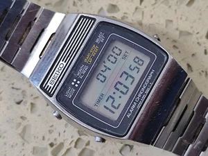 Seiko A359-5010 Vintage Digital Quartz Alarm Chronograph WORKING - Picture 1 of 9