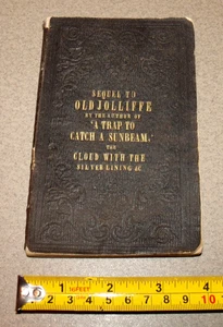 Sequel To Old Jolliffe by Miss Planche 1850 Antique Embossed Soft Cover Book - Picture 1 of 5