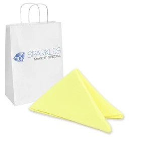 150 pcs 17"x17" or 20"x20" Polyester Cloth Linen Dinner Napkins w or w/o Rings - Picture 1 of 18