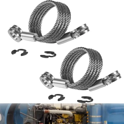 Cable de control de retención de capó lateral largo 924-5402 para Peterbilt 357 377 379 Foto 1 de 4