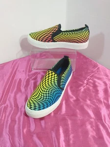 Skechers Shoes Womens SZ 9.5 Memory Foam 155091 Poppy Psychedelic Steps Comfort - Picture 1 of 10