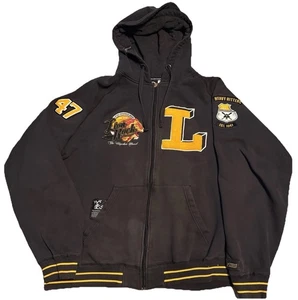 LRG Lifted Research Group ‘Eat Your Wheaties’ Zip Up Hoodie 3XL - Picture 1 of 12