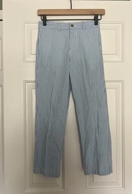 Vineyard Vines Boys Pants Seersucker Blue Size 8 - Image 1 of 4