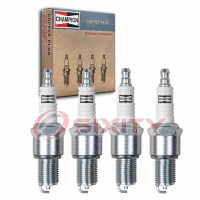 4 bujías Champion Copper Plus para Honda Prelude 1985-1987 2,0 L L4 zc Foto 1 de 4