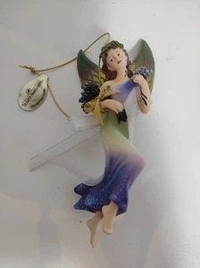 NEW Heirloom Christmas Fairy Ornaments LAVENDER SERENITY Ashton Drake Galleries - Picture 1 of 2