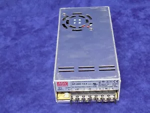 USED MEAN WELL SP-200-13.5 POWER SUPPLY 13.5V DC 14.9A - Picture 1 of 5