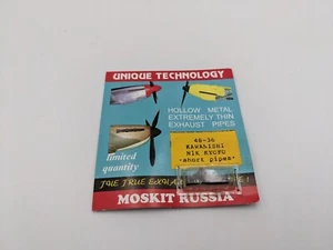 Moskit 1/48 Hohlmetall Auspuffrohre für Kawanishi N1K KYOFU kurz 48-36 - Bild 1 von 1