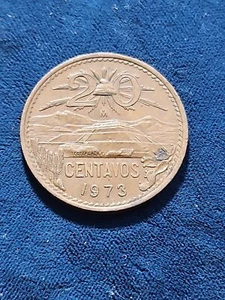 1973 Mexico 20 Centavos Coin (KM.#441) - Picture 1 of 2