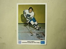 1973/74 ROYAL BANK LEADERS VANCOUVER CANUCKS HOCKEY PHOTO GERRY O'FLAHERTY SHARP