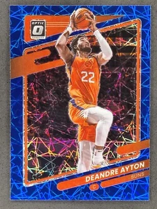2021-22 Donruss Optic DeAndre Ayton Blue Velocity Prizm #9 Phoenix Suns - Bild 1 von 2