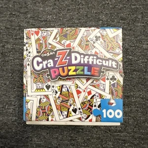 SEALED Cra-Z-Difficult Jigsaw Puzzle 100 piece House Of Cards #2355 15"x10" - Picture 1 of 6