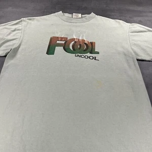 Vintage Kool Cigarettes Parody Shirt Men M/L Green Fade Single Stitch Anti Smoke - Picture 1 of 11