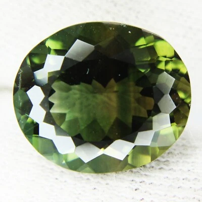 10-12 Ct Oval Loose Gemstone Certified Natural Demantoid Garnet - Image 1 of 4