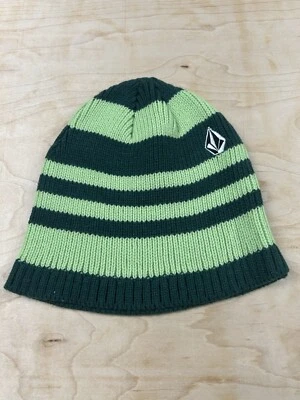 Volcom Collectable Green Striped Stocking Cap - Image 1 of 3
