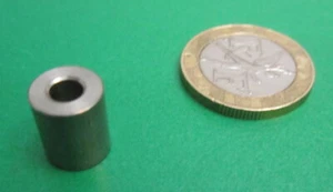 Stainless Steel Spacer, No 6 Screw, .375" OD x .166" ID x .437" Length, 5 pcs - Picture 1 of 11
