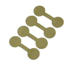 1008 x Gold Jewellery Dumbell Labels Pricing Tags Shop Price Labels Marking Tags - Picture 1 of 3