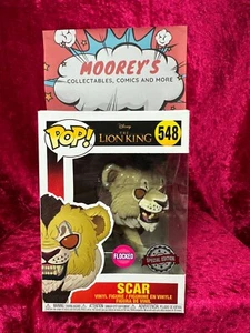 The Lion King (2019) - Scar Flocked Pop! Vinyl Figure (RS) #548 - Picture 1 of 6
