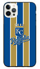 Coque de baseball Kansas City Royals iPhone 13 12 Pro Max 11 X Xs 8 7 Plus 6 4 MLB
