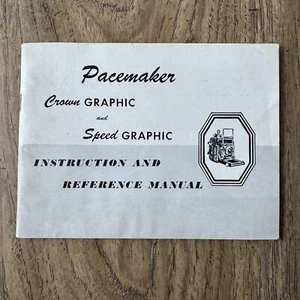 Graflex Pacemaker Crown Graphic Speed Graphic Instruction Reference Manual 1955 - Picture 1 of 9