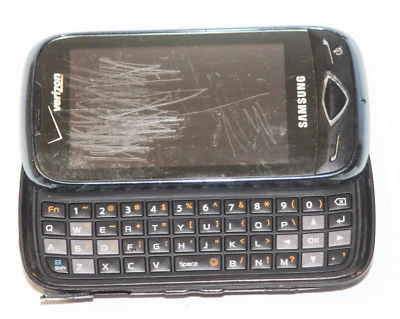 Samsung Reality SCH-U820 - Black Verizon Slider Cell Phone - Broken (Clean ESN) - Image 1 of 4