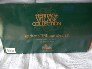 Vintage dept 56  Dickens village Gads Hill Place 6th Ed 1997 - Picture 1 of 4