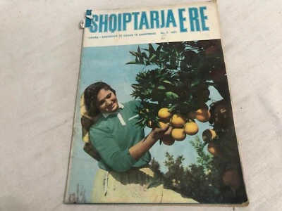 ALBANIA MAGAZINE SHQIPTARJA E RE 2 / 1971 COMMUNIST ERA NEW ALBANIA SOCIALISM - Image 1 of 4