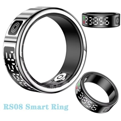 5ATM Waterproof Versatile Smart Ring RS08 Heart Rate Blood Oxygen Sleep Monitor - Image 1 of 4