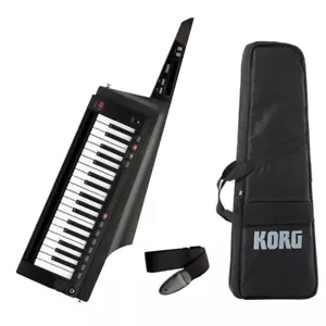Korg RK-100S 2 BK Black Keytar Synthesizer Shoulder Keyboard 37-Key - Picture 1 of 12