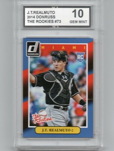 2014 DONRUSS THE ROOKIES J.T.REALMUTO ROOKIE CARD  PHILADELPHIA PHILLIES CATCHER