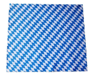 argus Hochwertiges Qualitäts - Brillenputztuch Mikrofasertuch "Bayerische Raute" - Bild 1 von 1