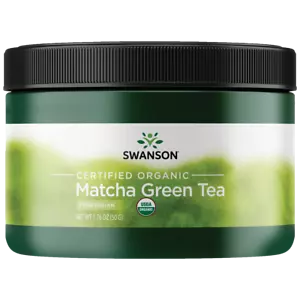 Swanson 100% Certified Organic Matcha Green Tea 1.76 oz Powder - Picture 1 of 6