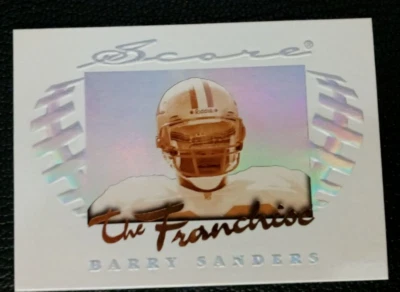 1997 Score The Franchise Barry Sanders #2 Of 16 HOF Mint HGC! 9.9-10 if graded! - Image 1 of 4