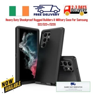 Heavy Duty Shockproof Rugged Builders & Military Case For Samsung S22/S22+/S22U - Imagen 1 de 2