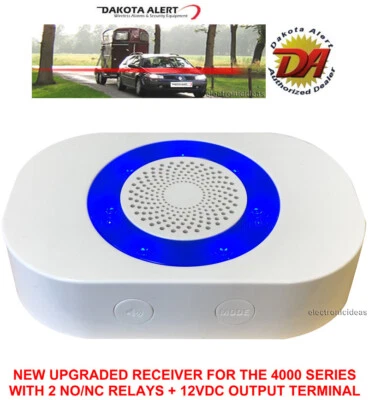 DAKOTA ALERT RE-4K PLUS/RE-4000 PLUS-UPDATED WIRELESS RECEIVER+RELAYS+12V OUTPUT - Image 1 of 2