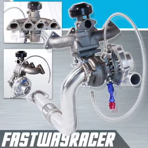 EF EG EK DA DC2 B16 B18 B16A B16B DOHC T3/T4 T04E T3 Turbo Charger Kit Manifold - Foto 1 di 1