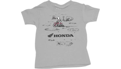NUEVA CAMISETA DE FÁBRICA EFFEX para niños pequeños Honda Lunar - Gris - 2T/3T/4T - MOTOCICLETA Foto 1 de 2