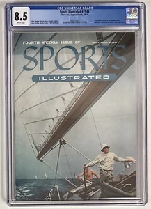 Sports Illustrated September 6 1954 Dwight Eisenhower Sailing CGC 8.5 Newsstand - Picture 1 of 4
