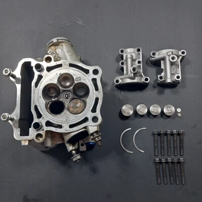 05-06 Yamaha YZ250F WR250F culata motor extremo superior OEM DAÑADO Foto 1 de 4