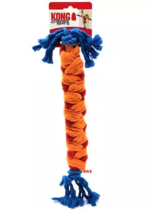 KONG Rally Rope Stick Medium Durable Interactive Tug Shake Fetch Dog Toy 20" - Picture 1 of 10