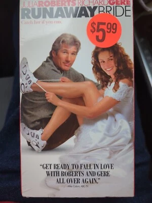 Runaway Bride VHS Julia Roberts Richard Gere Brand New Factory Sealed  - Image 1 of 2