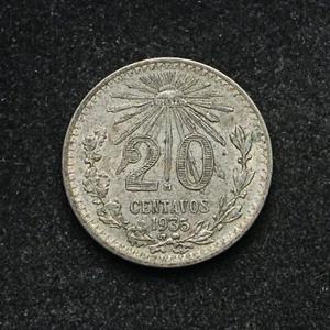 1935-M Mexico 20 Centavos .720 Silver (bb18101) - Picture 1 of 2